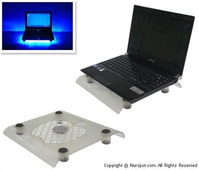 seffaf laptop sogutucu