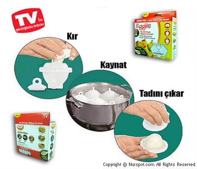 Eggies Kabuksuz Yumurta Haşlayıcı