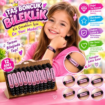 toptan bileklik taş kız model