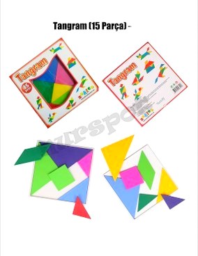 toptan tangram 15 parça