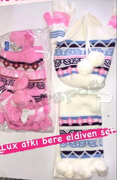 toptan atkı bere eldiven seti 