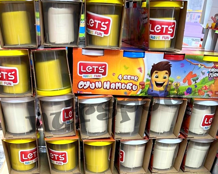 toptan lets oyun hamuru 4 lü büyük 