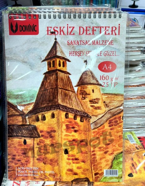 toptan eskiz defteri  a4 