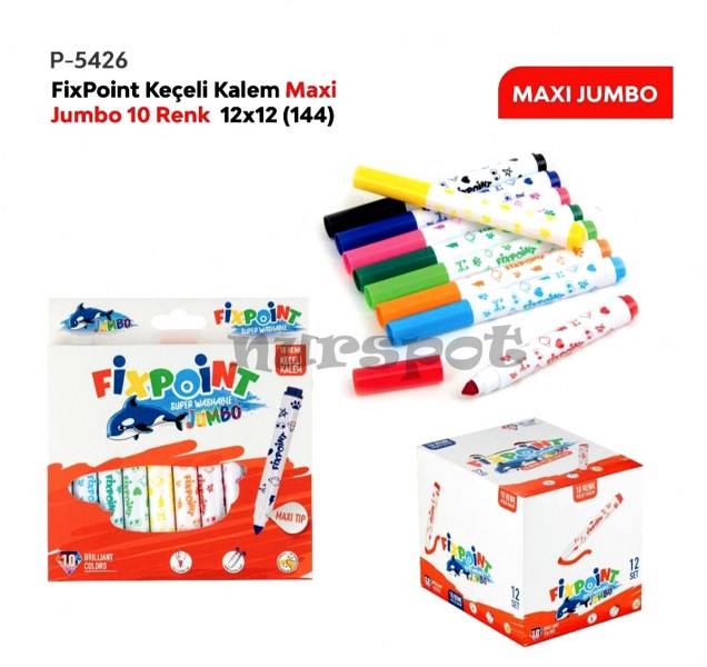 toptan keçeli kalem maxi jumbo 1lu 5426