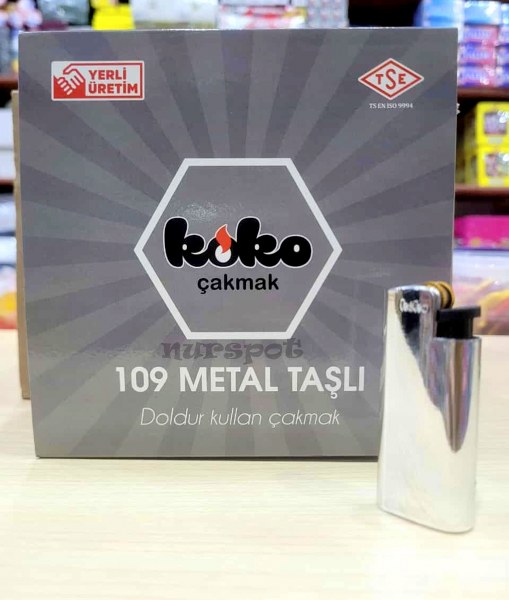 toptan çakmak metal taşlı 25 li paket 109