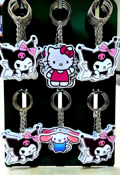toptan anahtarlık maskot karma metal model 50 li stant