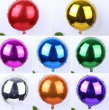 toptan dekorasyon folyo balon yuvarlak 18 inç