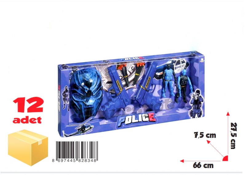 toptan oyuncak polis seti maksi set  büyük boy 834