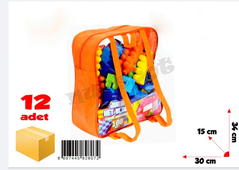toptan oyuncak lego büyük boy 100 parça  807