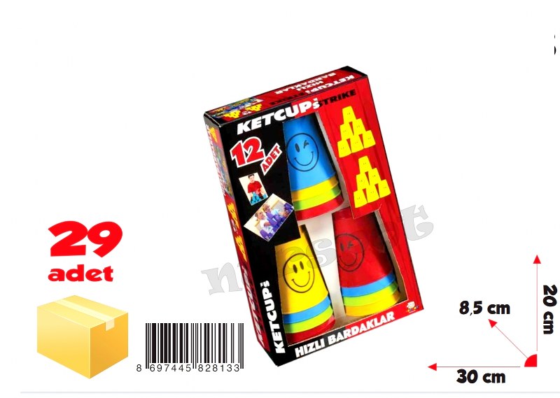 toptan oyuncak hızlı bardaklar eğitici oyun  813