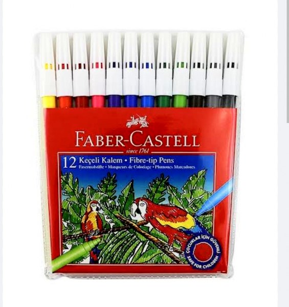 toptan faber keçeli kalem 12 li 
