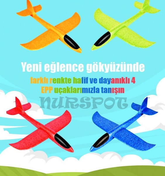 toptan oyuncak elle atmalı uçak uçurtma