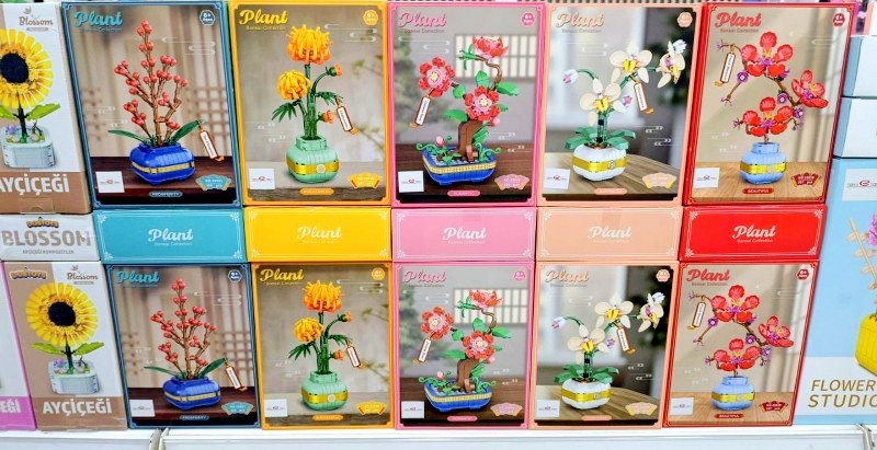 toptan plant lego çiçek modeller büyük boy