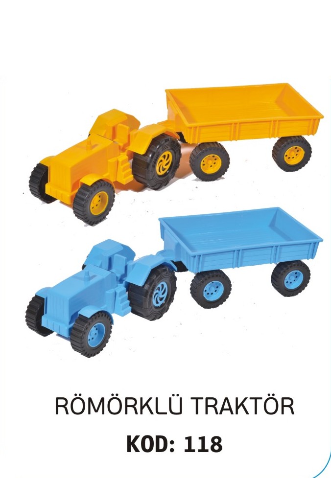 toptan oyuncak traktör römorklu